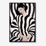 Painting Le Noir Lady 82.6x122.6x4.3cm
