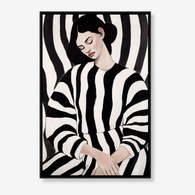 Painting Le Noir Lady 82.6x122.6x4.3cm