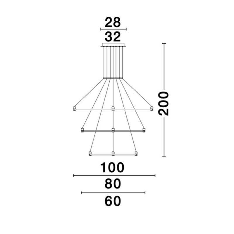 Pendant Magnetic Light Black ∅100 (2)