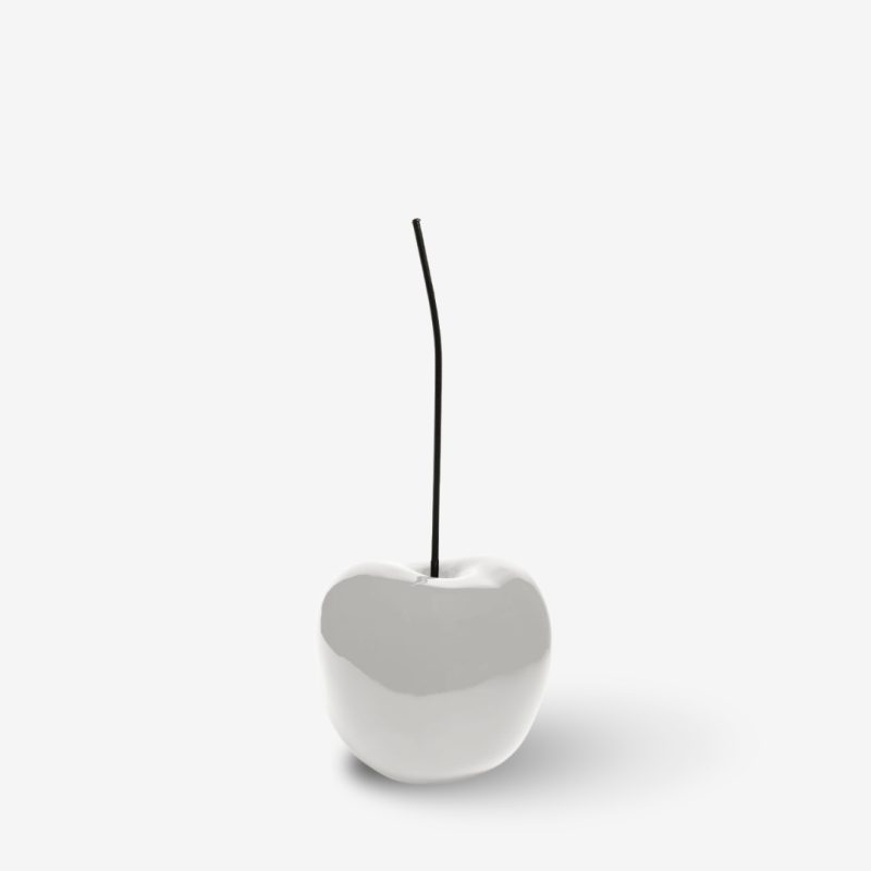 Sculpture Cherry Bloom White 16.5x14x37cm (1)
