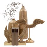 Sculpture Wings Gold 41x12.3x29.8cm (2)