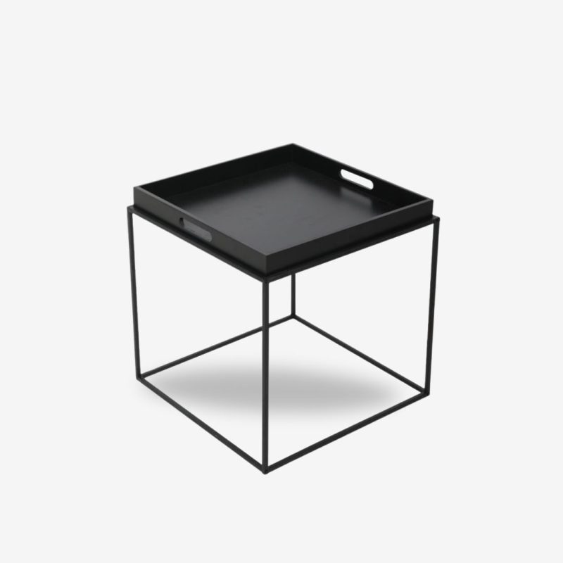 Side Table Butler Black 45x45x45cm