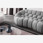 Sofa Honey Gray Boucle 236x108x77cm (13)