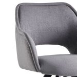 Karrige rrotulluese Sonia Grey E zezë 63x59x83cm (6)