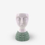 Vase Ipamo Green 8.8x7.3x13.9cm