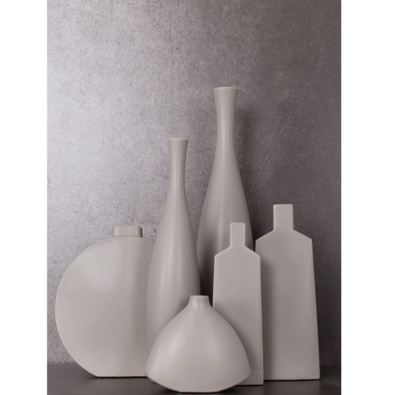 Vase Lui Mat Gray 14.5x5x35cm (4)