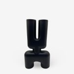 Vase Morp Black 18.5x7x31.5cm