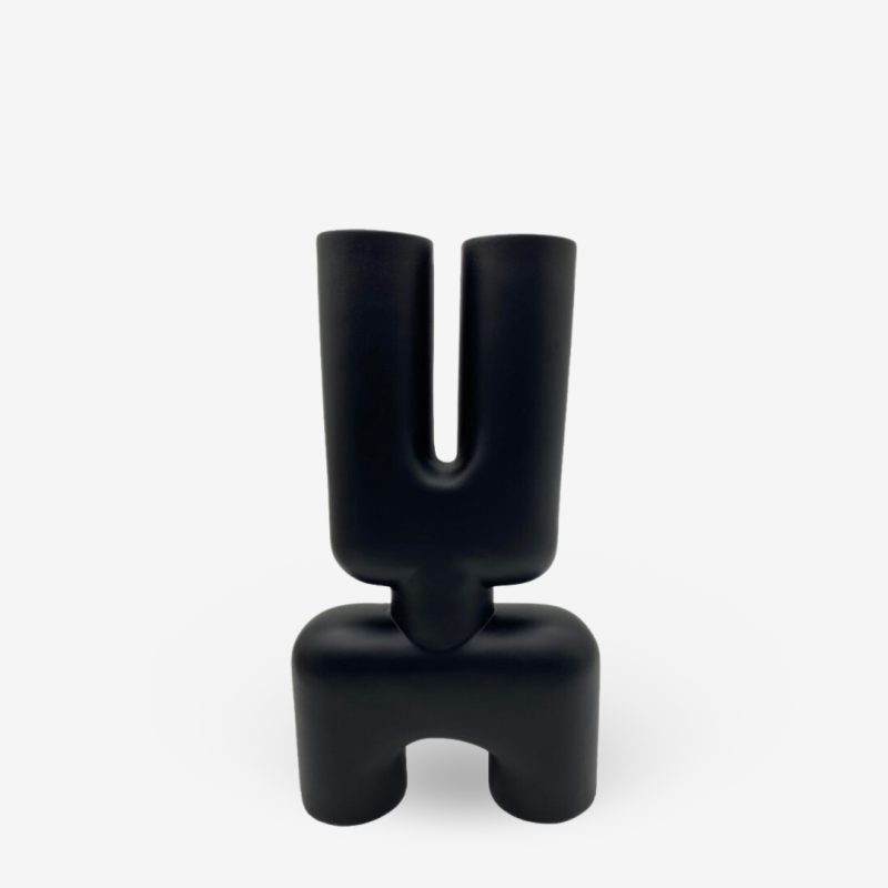 Vase Morp Black 18.5x7x31.5cm