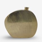 Vase Oden Aluminum Gold 40.75x6.25x42cm