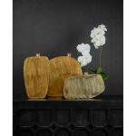 Vase Oden Aluminum Gold 40.75x6.25x42cm (3)