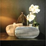 Vase Omnia Aluminum Champagne 29x5x21cm