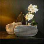 Vase Omnia Aluminum Champagne 29x5x21cm (2)
