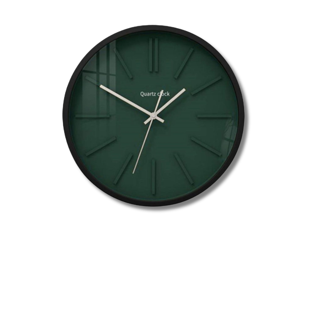 Wall Clock Mechelen GreenSilver Ø40cm Wall Clock Mechelen GreenSilver Ø40cm