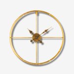 Wall Clock Tempus Gold 60x60x6.5cm