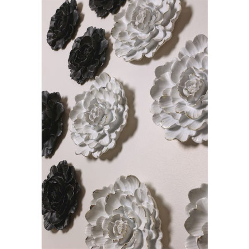 Wall Deco Rosa Black 20x4x20cm (2)