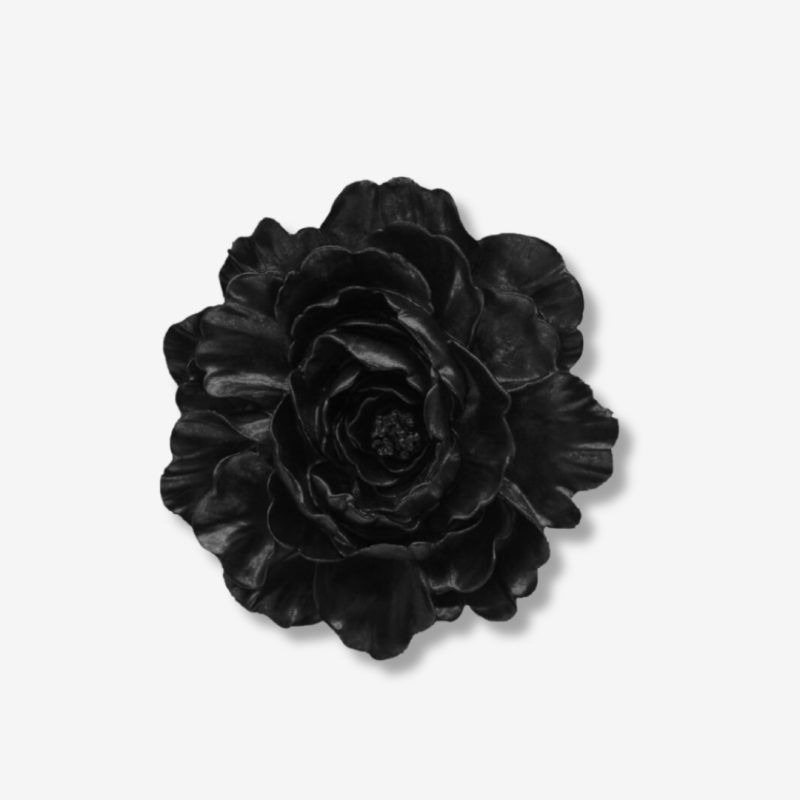 Wall Deco Rosa Black 25x4.5x24cm