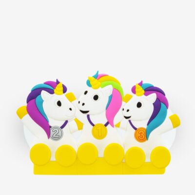 3 Toothbrushes Holder Unicorn