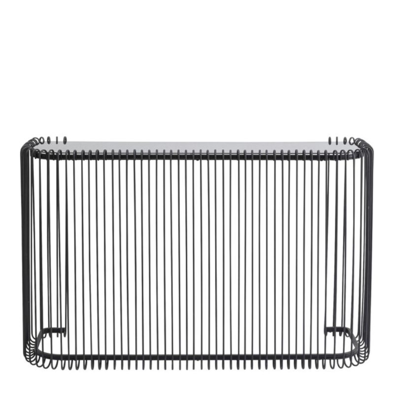 Console Wire Glass Black 142x89cm (3)