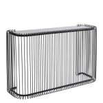 Console Wire Glass Black 142x89cm (4)
