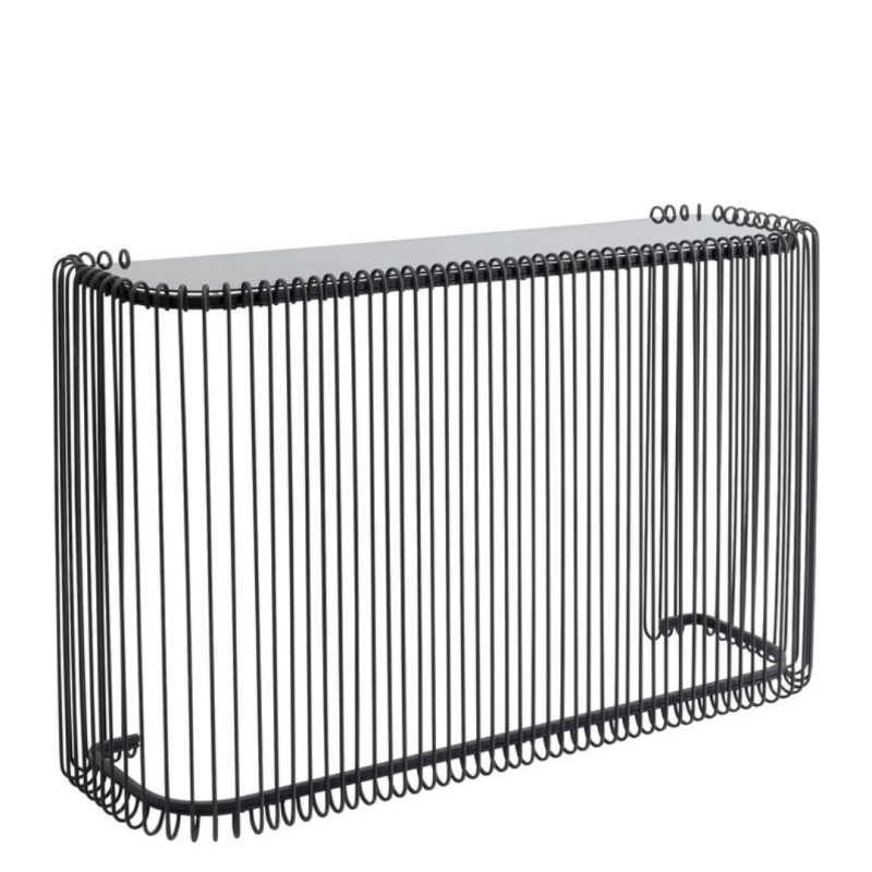 Console Wire Glass Black 142x89cm (4)
