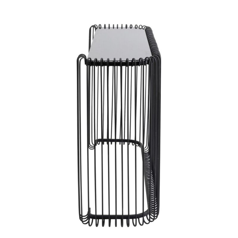 Console Wire Glass Black 142x89cm (5)