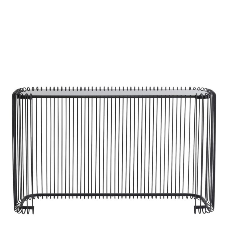 Console Wire Glass Black 142x89cm (6)
