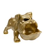 Deco Figurine Hungry Dog Gold 37cm