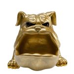 Deco Figurine Hungry Dog Gold 37cm (2)
