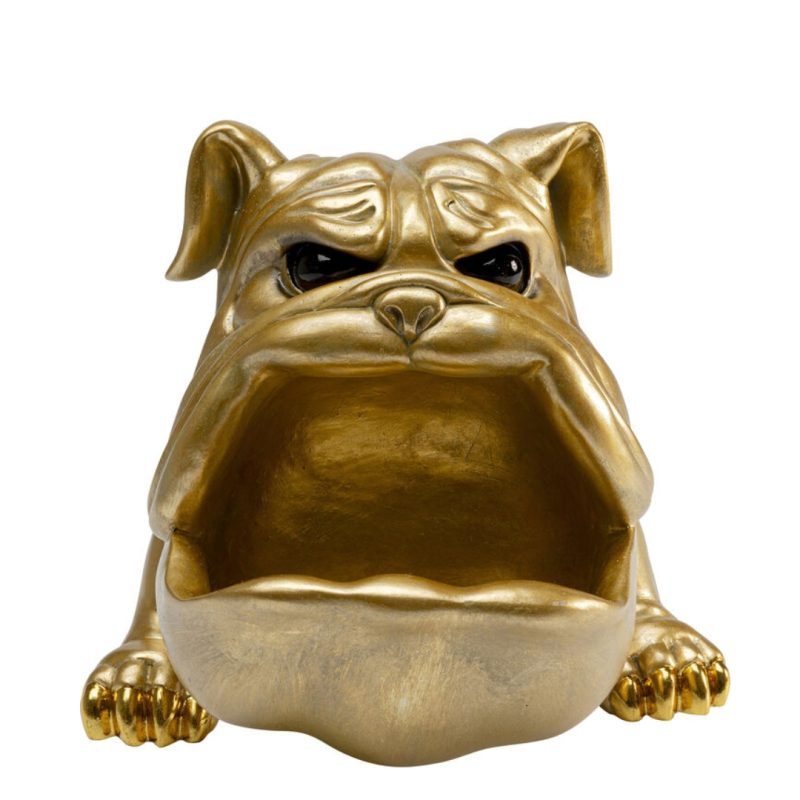 Deco Figurine Hungry Dog Gold 37cm (2)