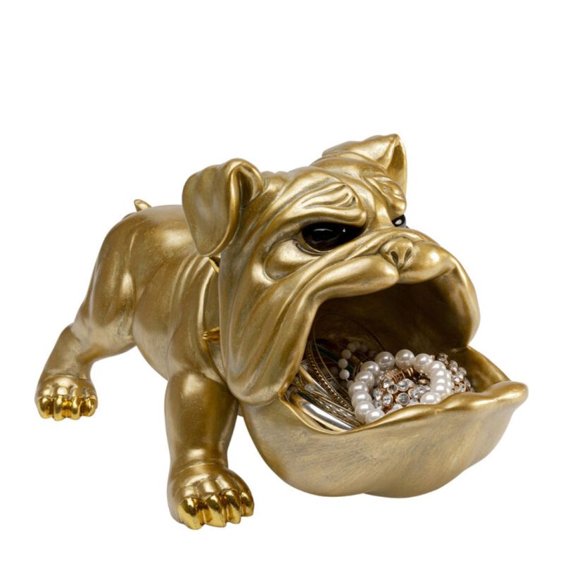 Deco Figurine Hungry Dog Gold 37cm (3)
