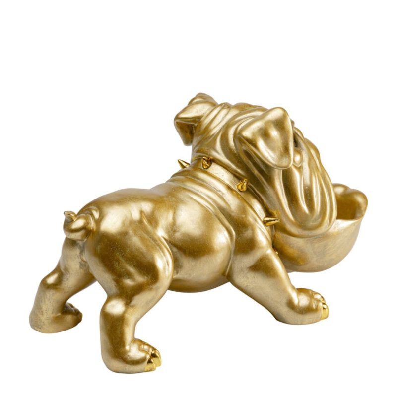 Deco Figurine Hungry Dog Gold 37cm (4)
