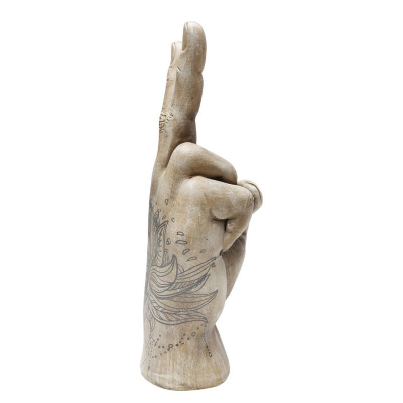 Deco Object Hand Victory Tattoo Eye 36cm (6)