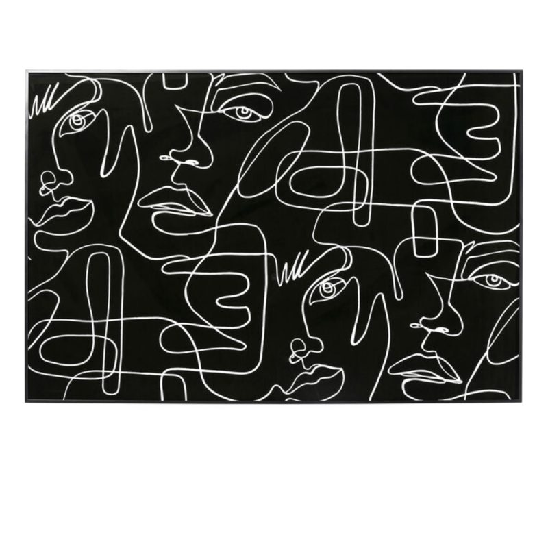 Framed Picture Faccia Arte Drawing 150x100cm