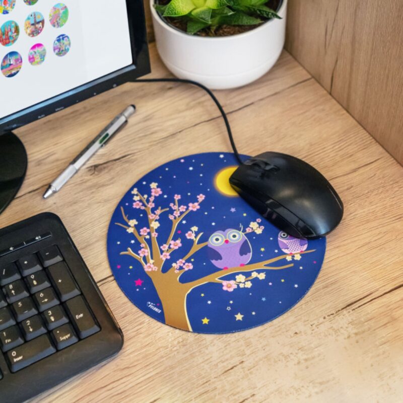 Mouse Pad Blue Owl (2)