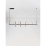 Pendant Light Elli Gold Black 150cm (4)