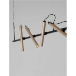 Pendant Light Elli Gold Black 150cm (5)