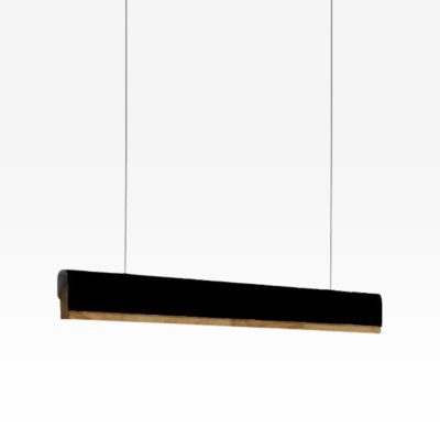 Pendant Light Lines Black120cm
