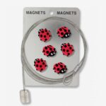 Photo Magnetic Cable Holder Ladybug (4)
