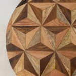 Side table domero geo brown Ø25cm (9)