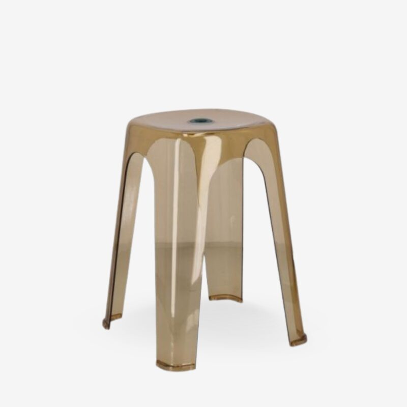Stool sony transparent amber