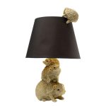 Table Lamp Animal Hedgehog Family 50cm (4)