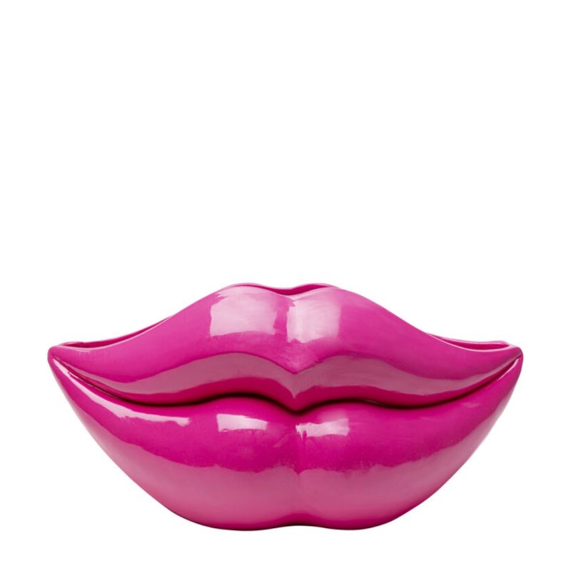 Vase Lips Pink 28cm