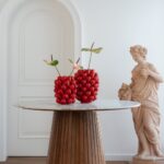 Vase Strawberries Red 24cm (9)