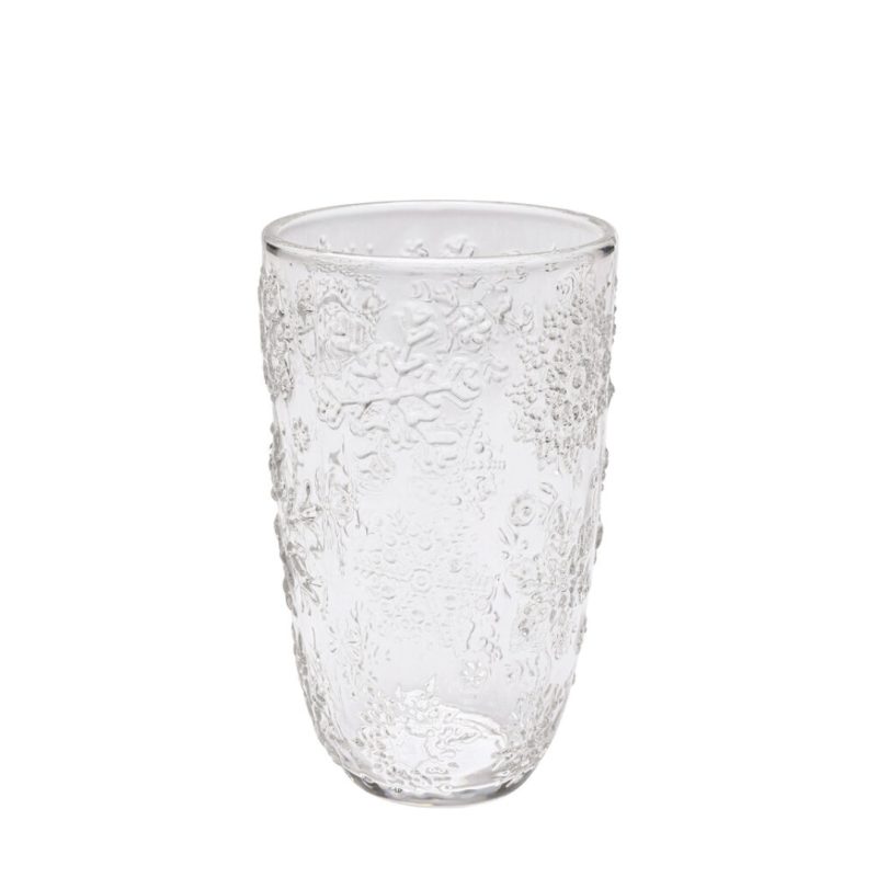 Water Glass Ice Flowers Clear (1)