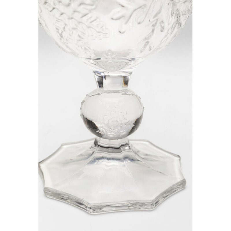 Wine Glass Ice Flowers Clear (3)