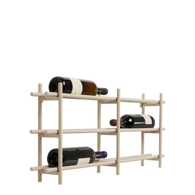 Wine Shelf Cape Town Greige 80x34cm