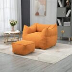 Armchair sponge set terracotta (2)