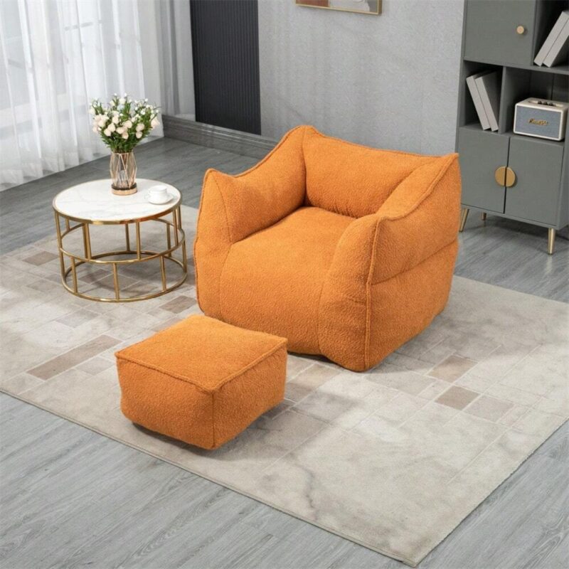 Armchair sponge set terracotta (3)