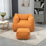 Armchair sponge set terracotta (4)
