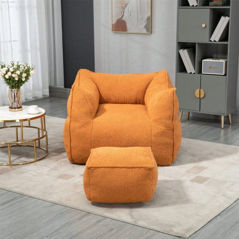 Armchair sponge set terracotta (4)